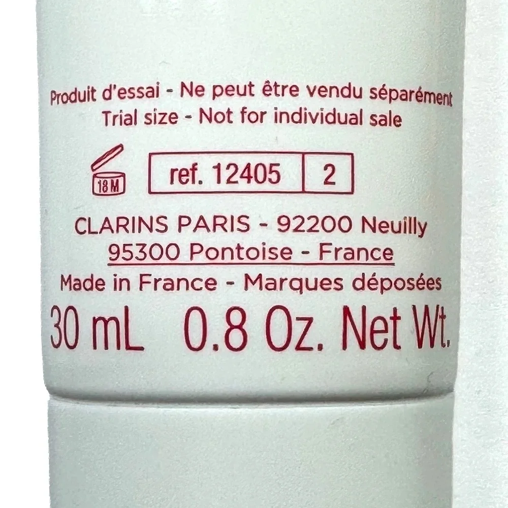 Clarins Gentle Foaming Cleanser Cottonseed 1.4oz & 0.8oz Travel Duo New Sealed